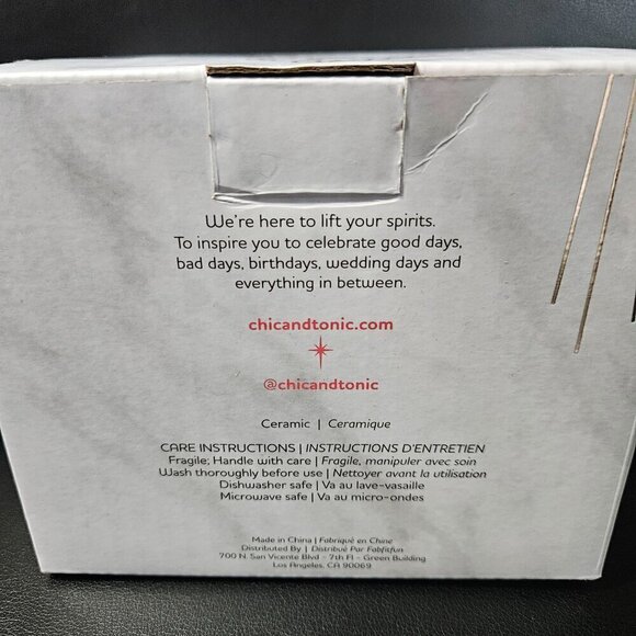 NEW … CHIC & TONIC Snowflake Mug - Picture 2 of 2